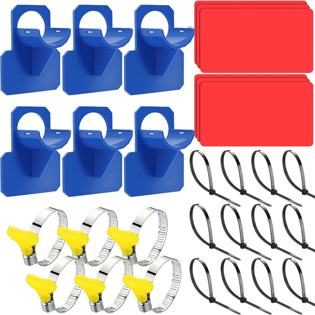 Поддержка трубы бассейна Кронштейн для поддержки шланга с лентой и кабельными стяжками Хомуты для шланга из нержавеющей стали для предотвращения провисания трубы