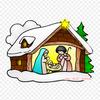 Christmas Jesus Christmas Day Iron On Heat Transfer Printing Vinyl Patches Sticker for Clothes DIY Appliques Washable Patches