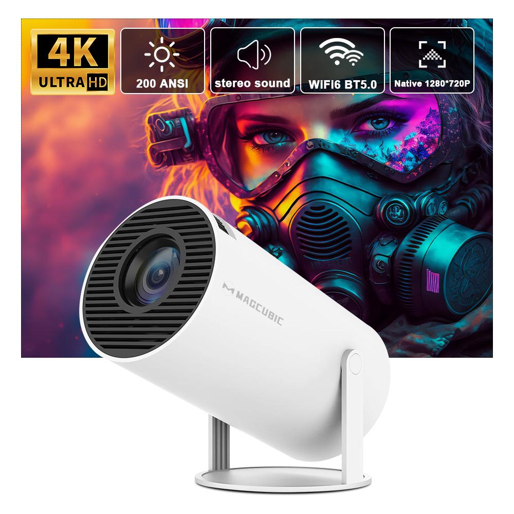 Transpeed проектор 4K Android 11 двойной Wi-Fi6 200 ANSI Allwinner H713 BT5.0 1080P 1280*720P портативный проектор для домашнего кинотеатра на открытом воздухе