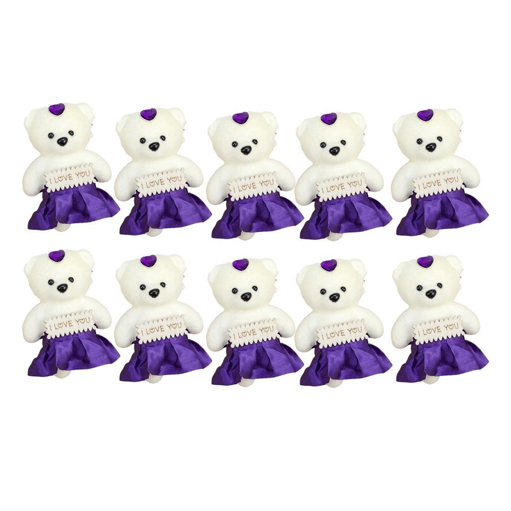 Мягкий плюшевый медведь, цветочный букет, плюшевая кукла, мультяшный букет, кукла ко Дню святого Валентина