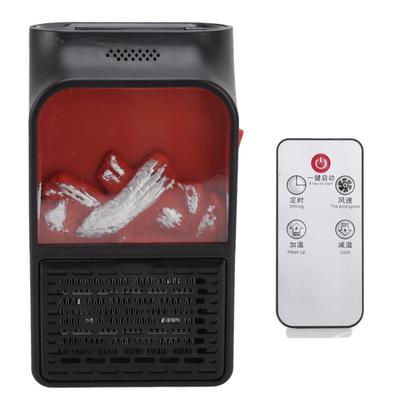 Flame Heater Mini 1000W PTC Керамический Быстрый Нагрев Бесшумный Портативный Каминный Обогреватель с Огнестойкостью