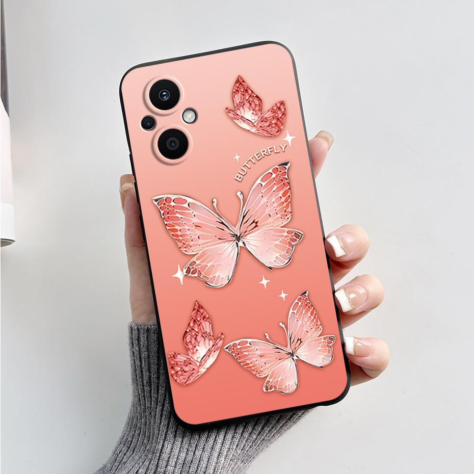Для Oppo Reno7 Z 5G Чехол Reno 7 8 Lite Мультяшный Медведь Лягушка Мягкий Силиконовый Чехол для Телефона Для Oppo Reno 7Z 8Z Reno7Z 5G Задняя Крышка Capa