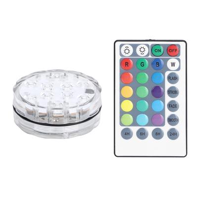 Водонепроницаемый 10LED RGB подводный светильник для бассейна с дистанционным управлением