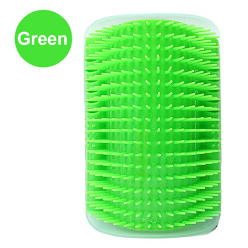 Угловая щетка для кошек Кошка трет лицо щекочущей расческой Продукт для кошек Кошачий массаж Расческа для самостоятельной стрижки