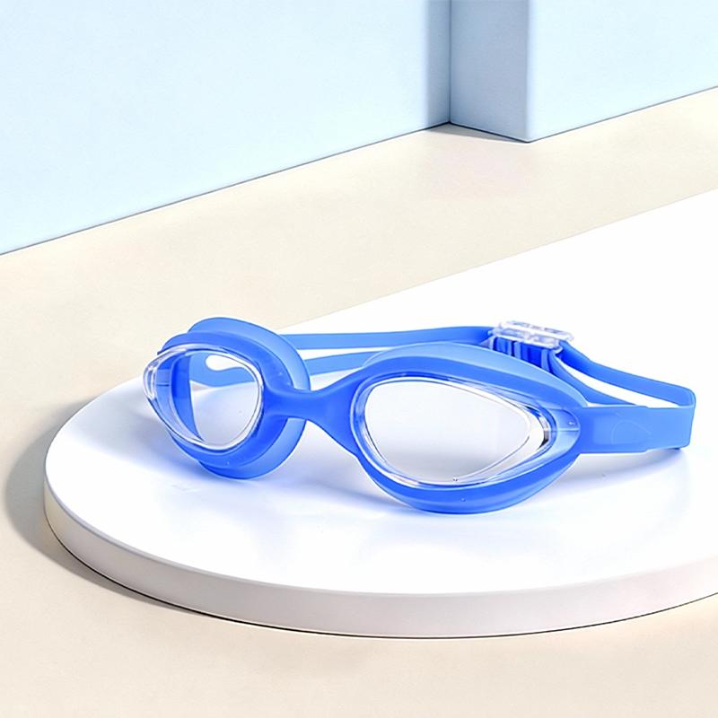 YL1100 Swimming Goggles Silicone Strap Competition Swimming Glasses Anti-fog Lens Integrated Nose Bridge Swim Goggle for Adult