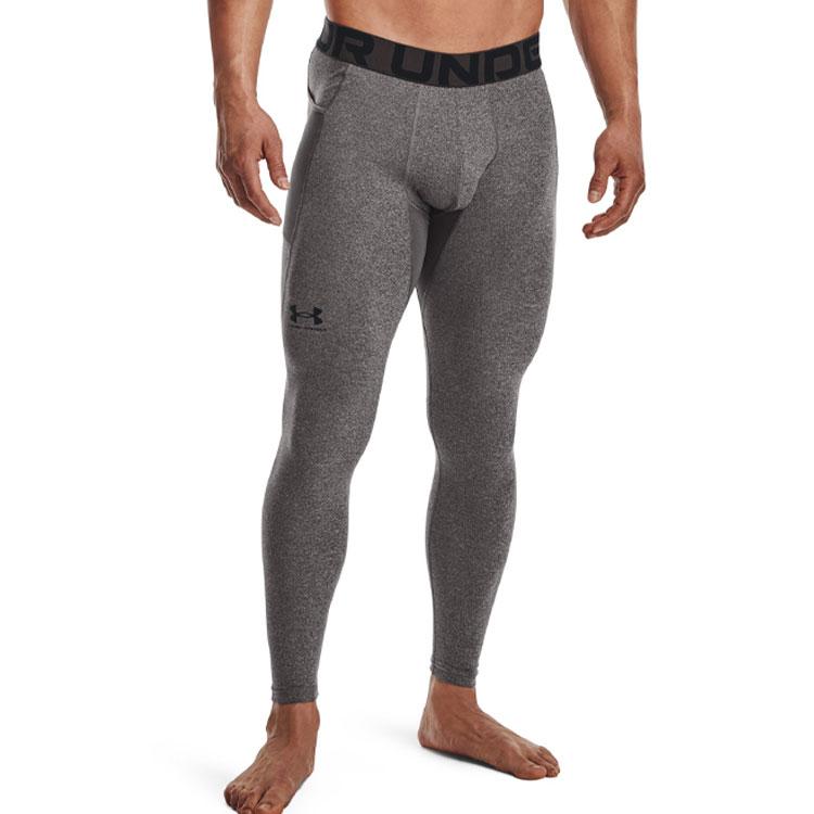 Under Armour Спортивные леггинсы с логотипом на поясе, мужские леггинсы серые 1366075-020