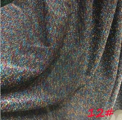 2yards DIY Crafts Background Stage Show Clothes Wedding Decorate Accessory Multicolor Fashion Dress Lurex Glitter Fabric