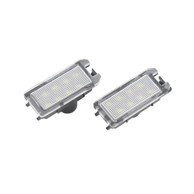 12V SMD Number Lamp For Jeep Grand Cherokee Compass Patriot Dodge Viper 2014-2017 Fiat 500 2Pcs LED Number License Plate Light