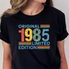 Birthday T-shirt,1985,T-shirt, Birthday Gift for Men and Women , Limited Edition