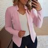 Women Blazer Long Sleeves Thick Lightweight Women Open Front Blazer Coat Female Clothing