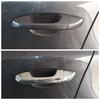 Silver Car Door Handle Trim Covers Door Cover Sticker for Kia Sportage QL 2016 2017 2018 2019 2020 Styling Accessories