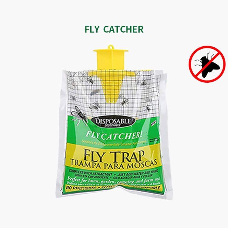 1/5 шт. одноразовые ловушки для мух с предварительной наживкой, мешки для ловли мух, уличные подвесные убийцы мух