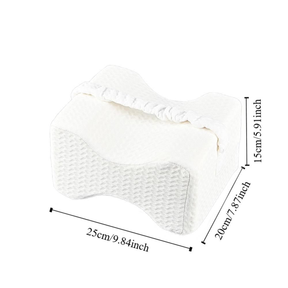 Подушка для колен из пены с памятью для спящих на боку Эргономичная подушка для выравнивания позвоночника и бедер Терапевтическая мягкая подушка для беременных