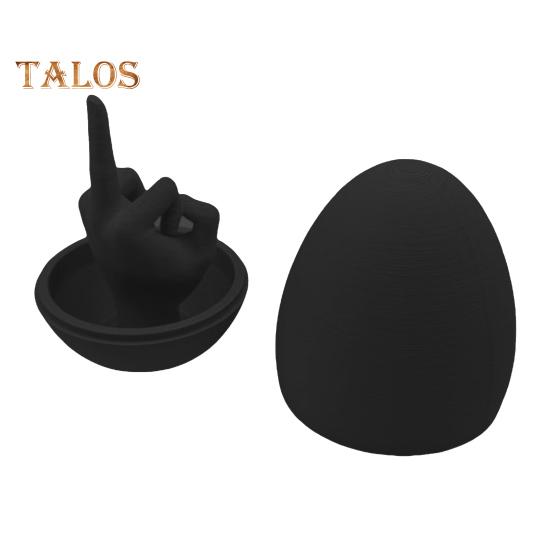 Пасхальное яйцо в виде среднего пальца, забавная игрушка-розыгрыш, напечатанная на 3D-принтере, забавный сюрприз, грубая шутка, яйцо-шутка, подарок на корпоративную вечеринку на день рождения