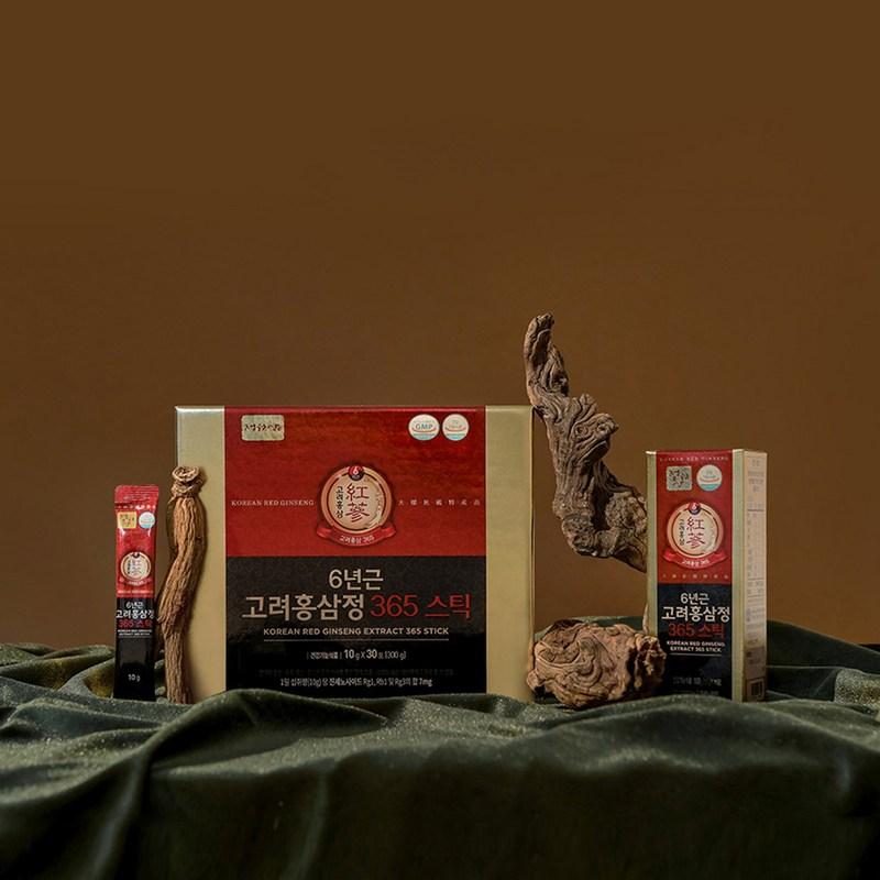 Garden Ginseng 6-year-old Korean Red Ginseng Extract 365 Stick Set, 300g, 1 Unit