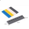 Compatible With Building Block 3738 Small Particle Technology Building Block Spare Parts 2X8 With 7-Hole Plate Low Brick Sheet Weighing Catty