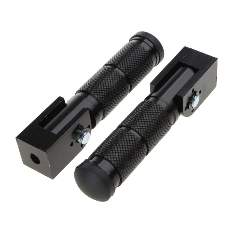 90 Degree Fixed Folding-Footpegs Foot Peg Front Rear Footrest Pedal Universal Motorcycle Modified Accessories 1 Pair