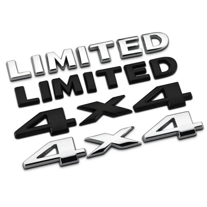 Car 3D Metal 4X4 Limited Decals Sticker For Jeep Compass Wrangler Renegade Grand Cherokee Trunk Emblem Badge Styling Stickers oi1