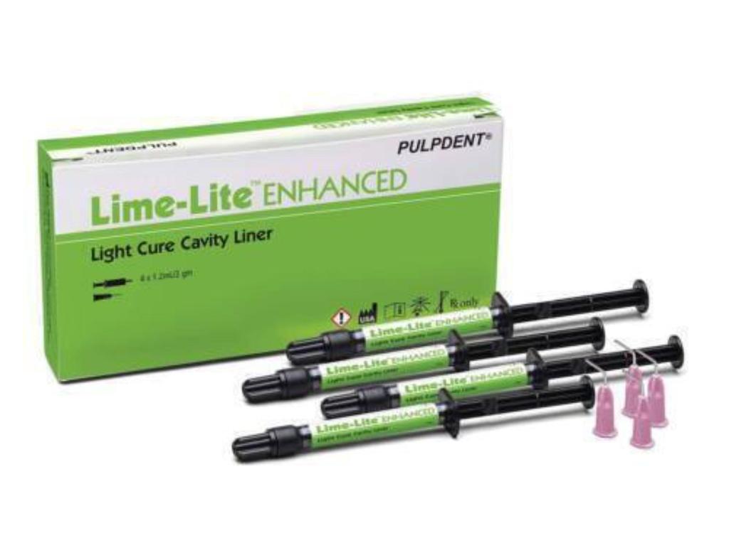 Pulpdent Lime Lite Enhanced Light Cure Cavity Liner Universal Shade (4 X 1.2 Ml )