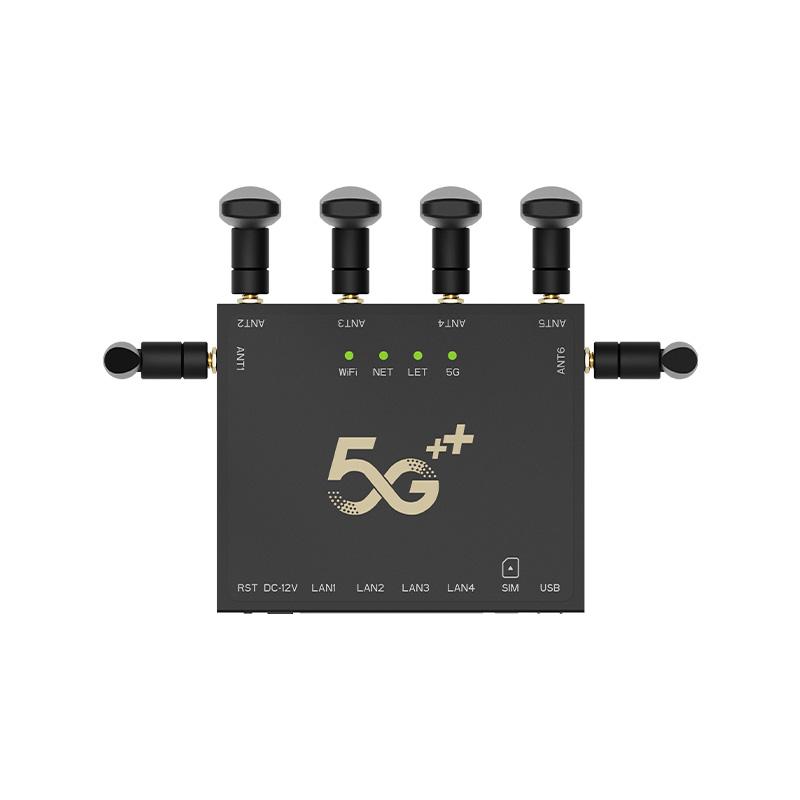 5G CPE WiFi6 Router With SIM Card Slot Plug And Play High Speed Wireless Modem 4 LAN Ports 6 Antennas Qualcomm Chip For Rural Remote Home Internet