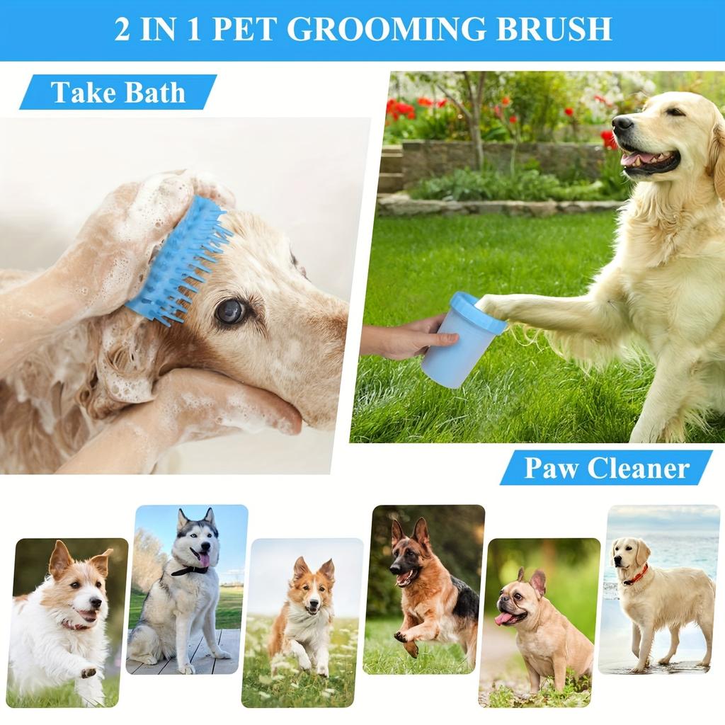 Dog Paw Cleaner, Dog Paw Cleaner, Pet Dog Cleaning Supplies, Gift for Dog Owners, Dog Paw Scrubber, Dirty Paw Cleaning, Dog Worth Having