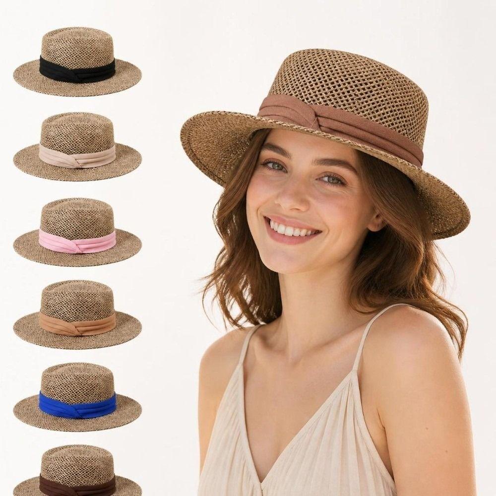 British Vintage Decorative Hat Band High Density Straw Hat Decoration Band Straw Hat Fedora Cowboy
