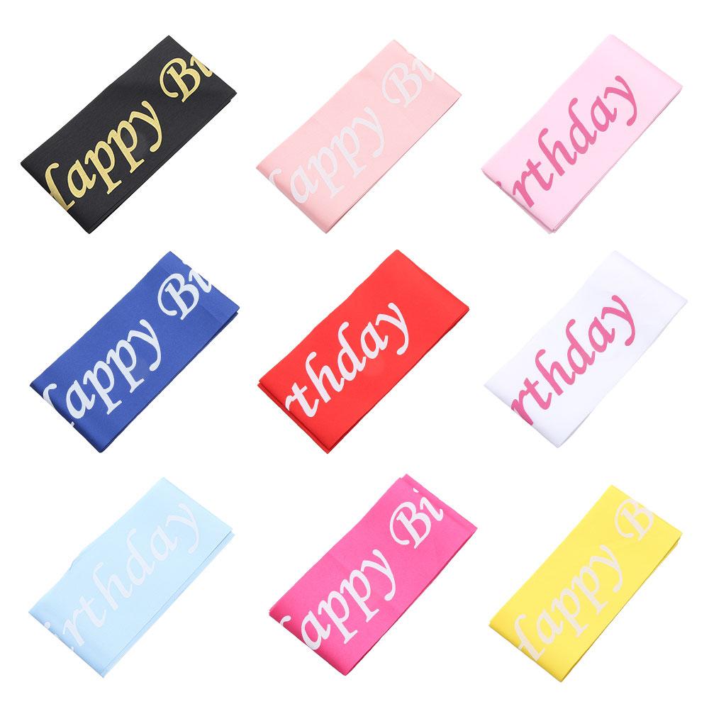 for girls Bachelor Birthday party Happy Birthday Sash Etiquette belt Party Favors Party Decoration