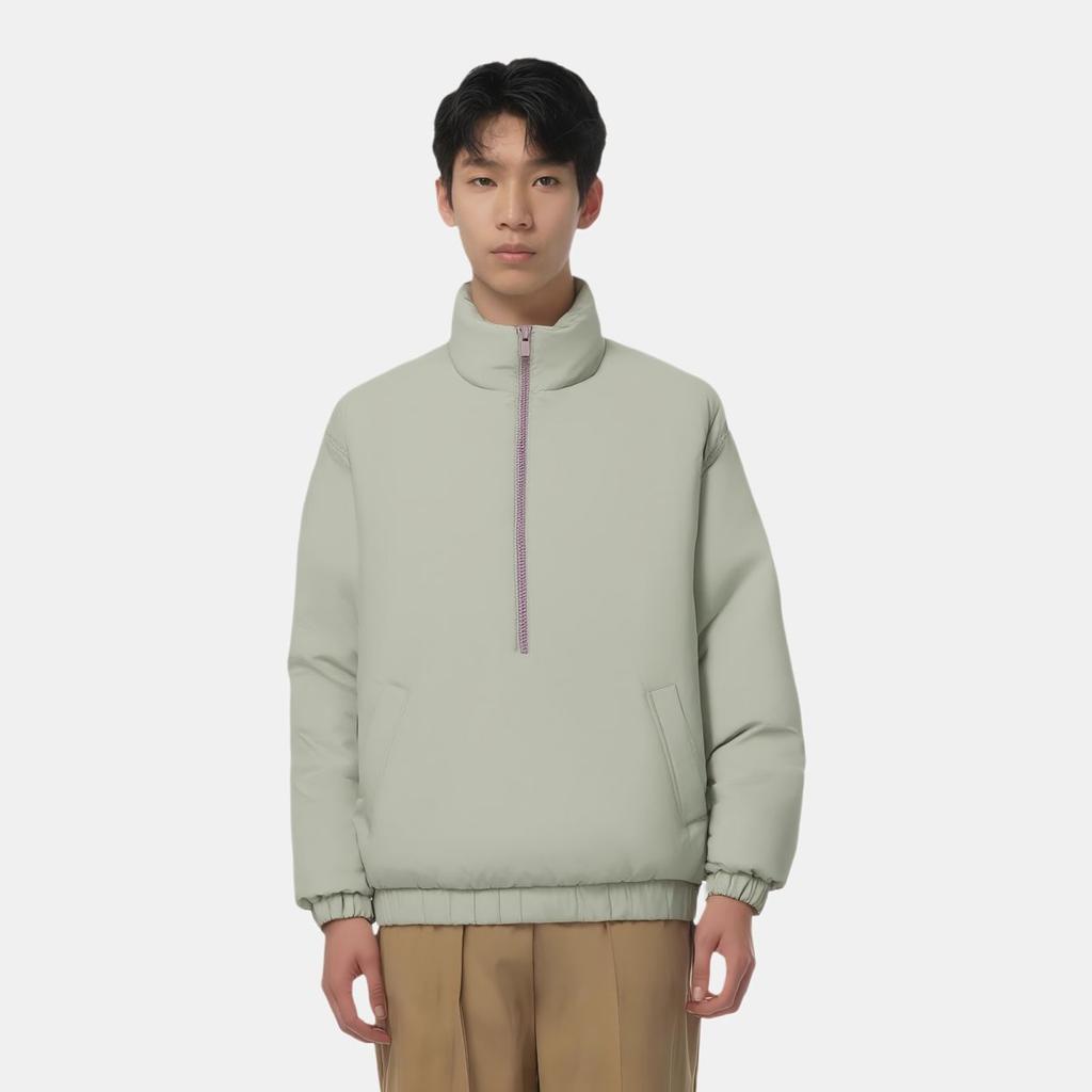 Fear of God Essentials Стеганый пуловер SS22 Мужской пуловер Цвет морской пены серо-зеленый FOG-SS22-183