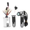 Electric Bike Conversion Kit 48V 1000W Controller 48V Throttle Grip with Lock Square Display for DC