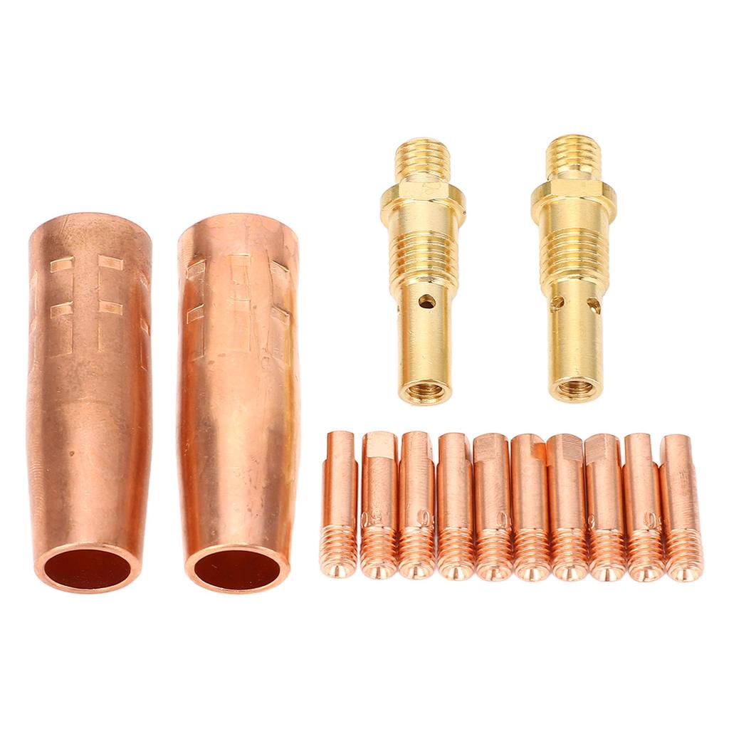 Набор из 14 предметов Набор аксессуаров для сварочной горелки 10 шт. Электрод 2 шт. 12-дюймовые газовые сопла и 2 шт. 3550 Газ