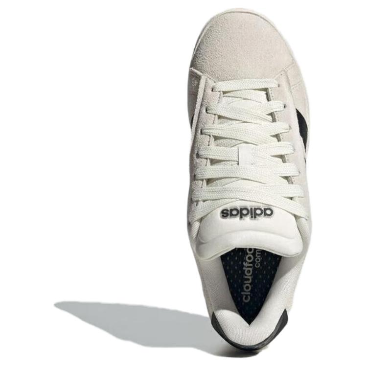 adidas Кроссовки Grand Court Alpha Off White Core Black Унисекс Core-Black Gum IH1351