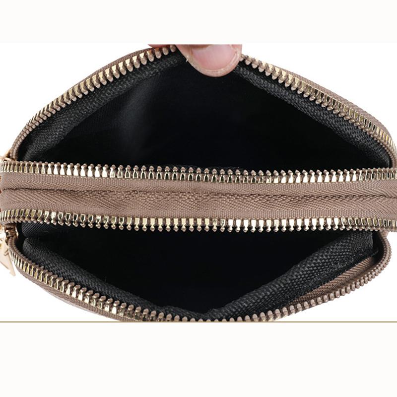 Женская сумка-кроссбоди из искусственной кожи для мобильного телефона, простая многослойная сумка для покупок, на плечо KTB