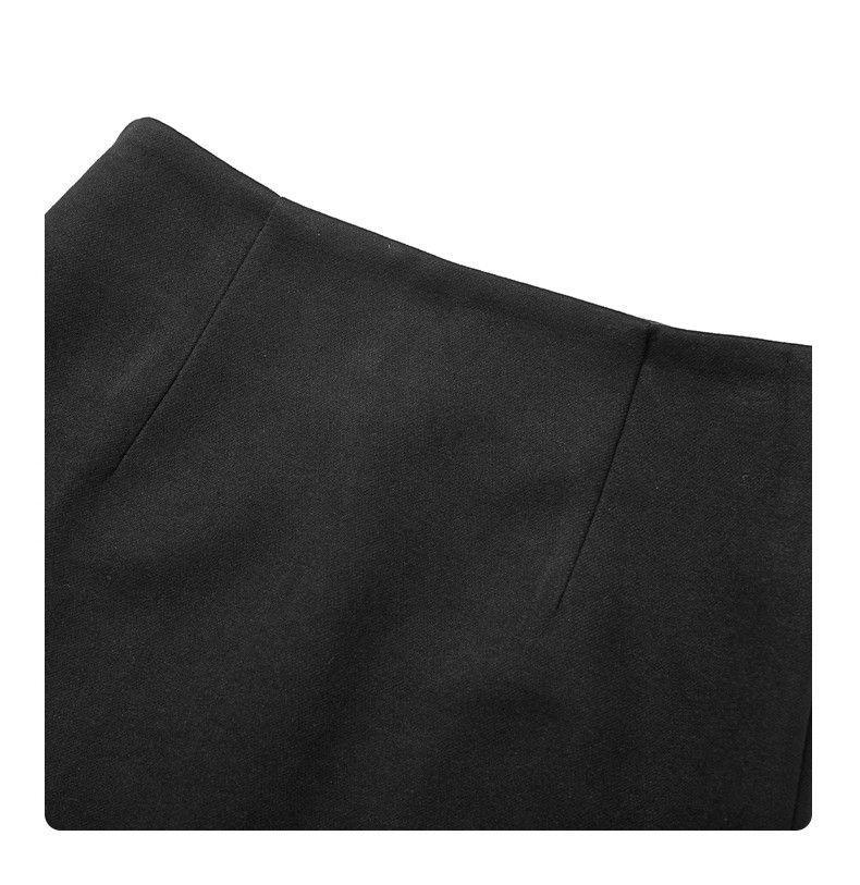 Women's Woolen A-Line Mid-Length Slit Skirt - Autumn/Winter 2025 Collection