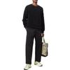 STONE ISLAND Fleece Crewneck Sweatshirt 'Black' Men's 751560234-V0029