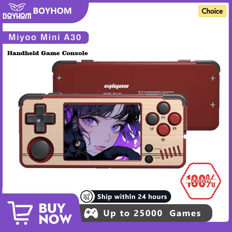 Портативные игровые приставки BOYHOM MIYOO A30 с экраном 2,8 дюйма, портативная ретро-консоль для видеоигр, классическая мини-портативная игровая консоль на базе Linux