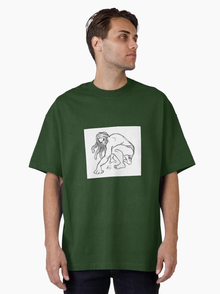 Tarzan Tarzan Sketch Oversized T-Shirt