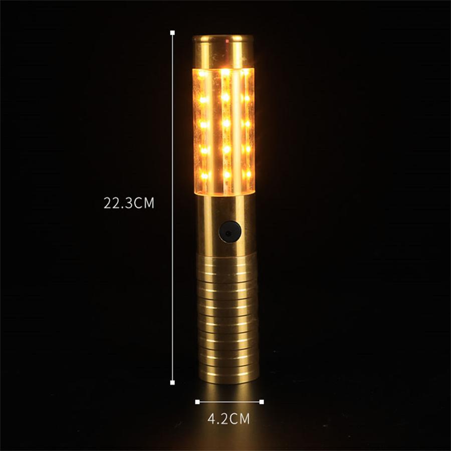Светодиодная вспышка Thrisdar для бутылок шампанского, светодиодная стробоскопическая палочка, светодиодная бутылка, бенгальский огонь для украшения вечеринки в ночном клубе
