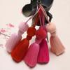 Beautiful Wool Ball Tassels Solid Color Polyester Thread Tassels Fashion Bag Pendants DIY Apparel Sewing Accessories