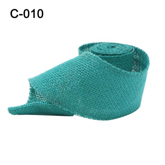 Puntos 2 м деревенская натуральная джутовая лента из гессианской мешковины в рулоне для шитья упаковка DIY ремесло