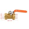 Латунный шаровой кран для трубы с двойным фитингом для горячей сварки PPR 3/4"BSP DN20