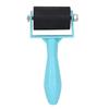 3.5cm Plastic Handle Printmaking Brayer Ink Painting Rubber Roller Art Stamping Tool (Blue)