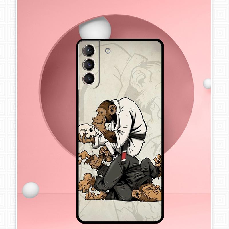 Чехол для Samsung Galaxy S25 Ultra S21 S22 S23 S24 Ultra S9 S10 S20 Plus S25 FE с рисунком дзюдо Cover Funda