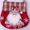 Checkered Christmas Handbag Cartoon Gifts Candy Bag Creative Christmas Crossbody Bag  Children's