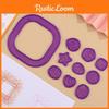 Ruler Set Plastic With Drawing Templates For Preschool Art And Educational Toys