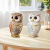 Owl Statue Realistic Look Animal Themed Ornament Owl Collectible Figurine Home Decor