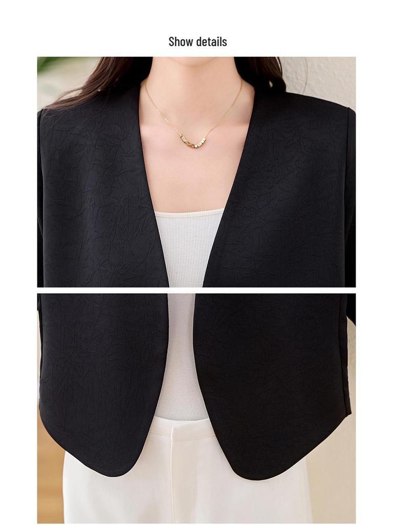 2025 Весенний женский модный короткий пиджак - MS8819
