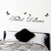Sweet Dreams Wall Stickers Bedroom Decoration Diy Home Decals Quotes Mural Arts Printing Pvc Poster