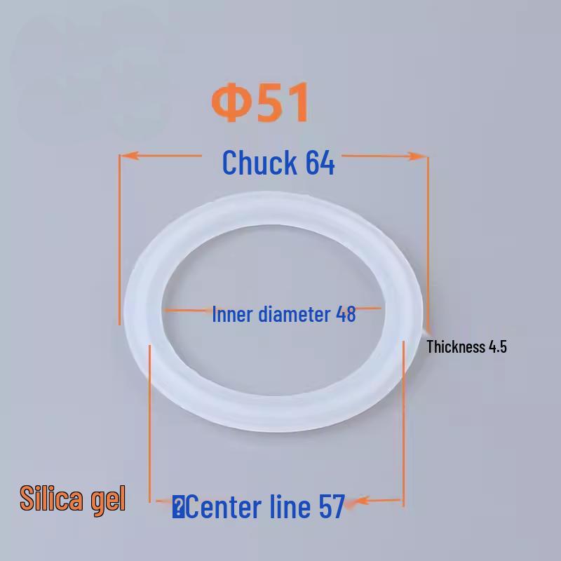 Quick Release PTFE Hygienic Clamp Gasket - Polytetrafluoroethylene Sealing Ring