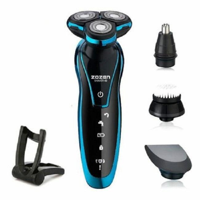 Электробритва перезаряжаемый электрический триммер для бороды бритвенный станок для мужчин бритва для бороды влажная и сухая двойное использование моющиеся