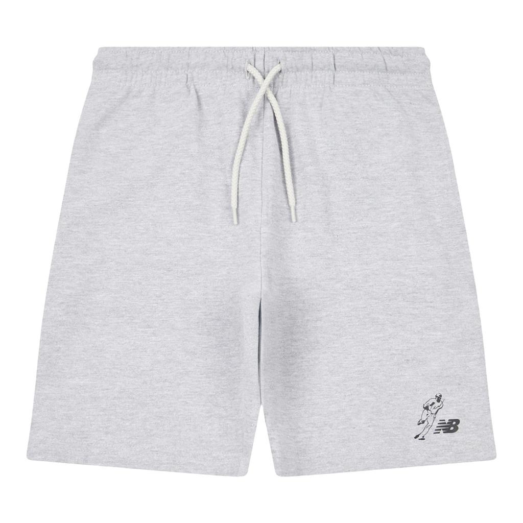 Шорты New Balance Shohei Otani Junior Graphic French Terry Shorts Always on Logo Boys AGT 120 (LAKB0353) (Эш Хизер)